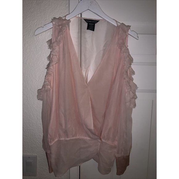 Thomas Wylde long top/blouse Pink size XS 100% silk “Dry Clean Only” - Picture 1 of 8